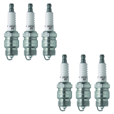 NGK V-Power Spark Plug Set (6 Pieces) 2438 For Bronco Club Caliente Capri L6