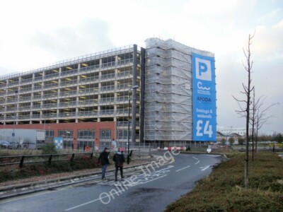 Photo 6x4 Multi-storey car park, Falcon Drive, Cardiff Bay Cardiff/Caerd c2009