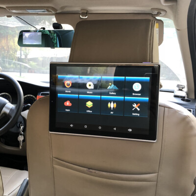 Android Headrest Monitor WIFI Bluetooth Rear Entertainment System For All Toyota