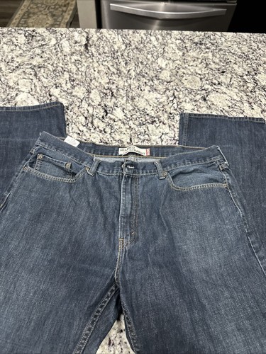 Levi's 559 jeans men's 40 x 32 relaxed fit straight blue denim pants Wide Leg - Picture 5 of 10