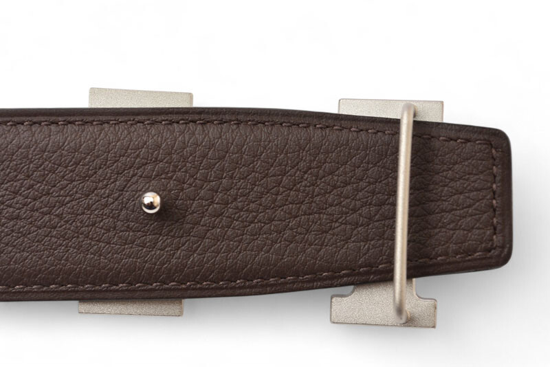 Hermes Belt Reversible Constance Size 95 H Buckle Box Calf Togo Black Hermes Belt Reversible Constance Size 95 H Buckle Box Calf  main image 3