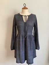 COTTON-ON dress, black and white plaid, small