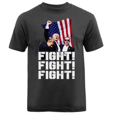 Donald Trump Fight Rally Shooting Trump 2024 Campaign Political T-shirt