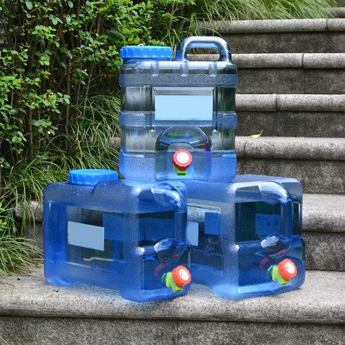 20L Water Bucket Camping Container Portable Outdoor Outlet Tap Barrel - Picture 4 of 9