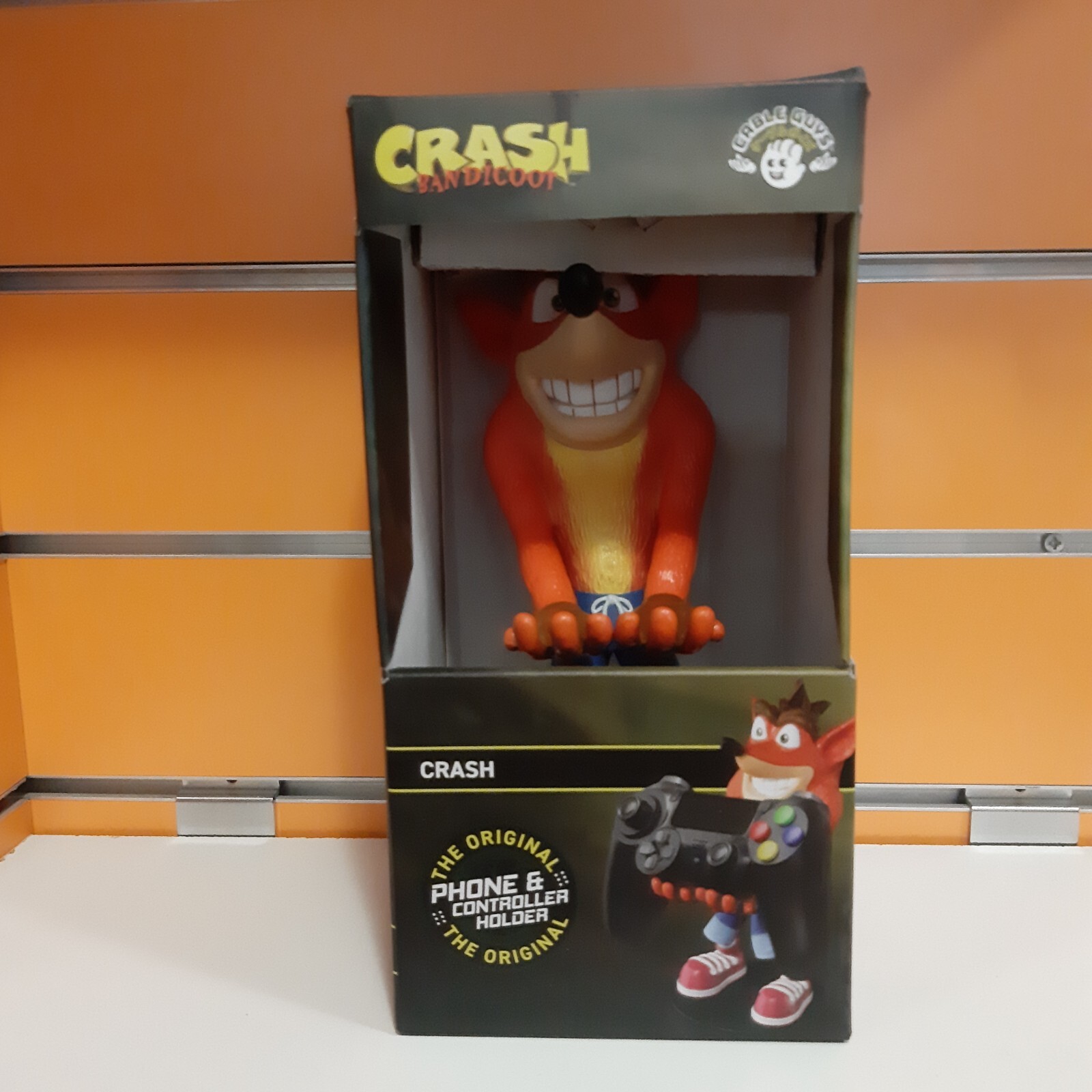 Cable Guys Crash Bandicoot NUOVO