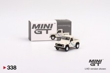Mini GT 1:64 Land Rover Defender 90 Pickup White Diecast Model Car MGT00338 New