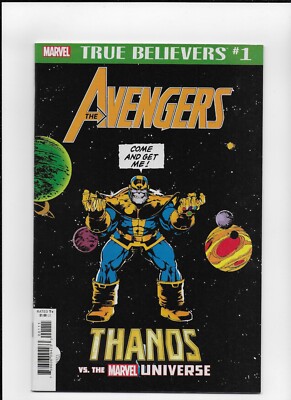 Avengers True Believers # 1 NACHDRUCK INFINITY HANDSCHUH 4 N neuwertig 1. Druck