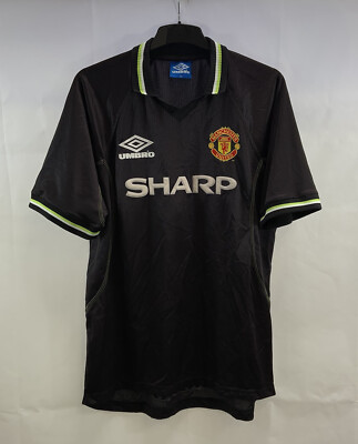 Manchester United Third Football Shirt 1998/99 Adults XL Umbro