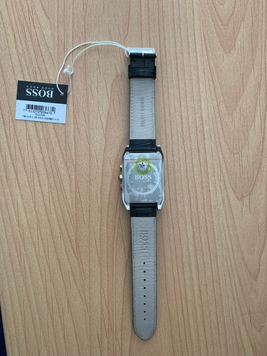 Hugo Boss Uhr 1512726 Herrenuhr Schwarz Gold Leder NEU - Bild 2 von 2