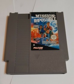 Nintendo NES juego Mission: Impossible con funda protectora