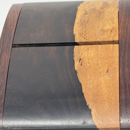 Jay O Boxes Handmade Wooden Decorative Jewelry Trinket Kingwood Blackwood Signed - Picture 6 of 15