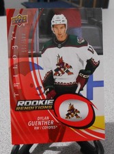2022-23 Upper Deck Trilogy Hockey Rookie Renditions /799 RR-8 Dylan Guenther RC