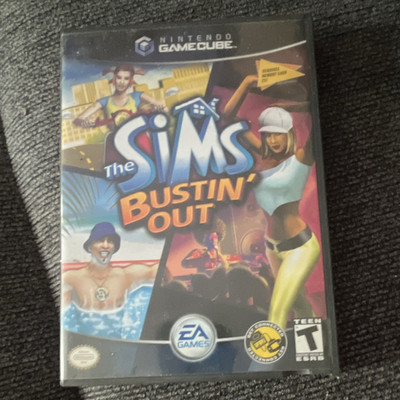 EA The Sims Bustin' Out Nintendo GameCube Manual Included T-Teen