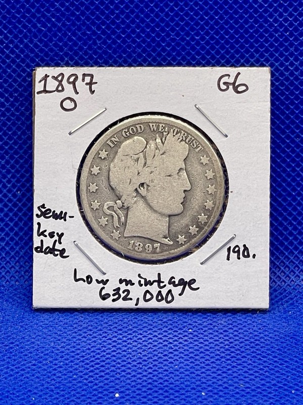 1897-o Barber Half Dollar
