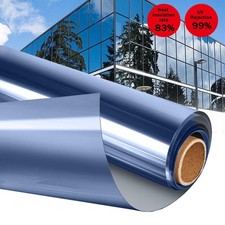 UV-Schutz Spiegelfolie Selbstklebend Fenster Folie Sonnenschutz Sichtschutzfolie