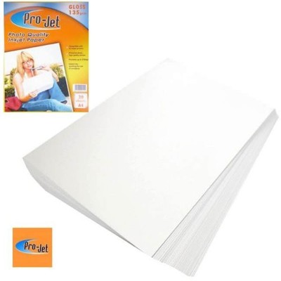Pro-Jet Glossy A4 Inkjet Fotopapier 135 g/m² - 20 Blatt