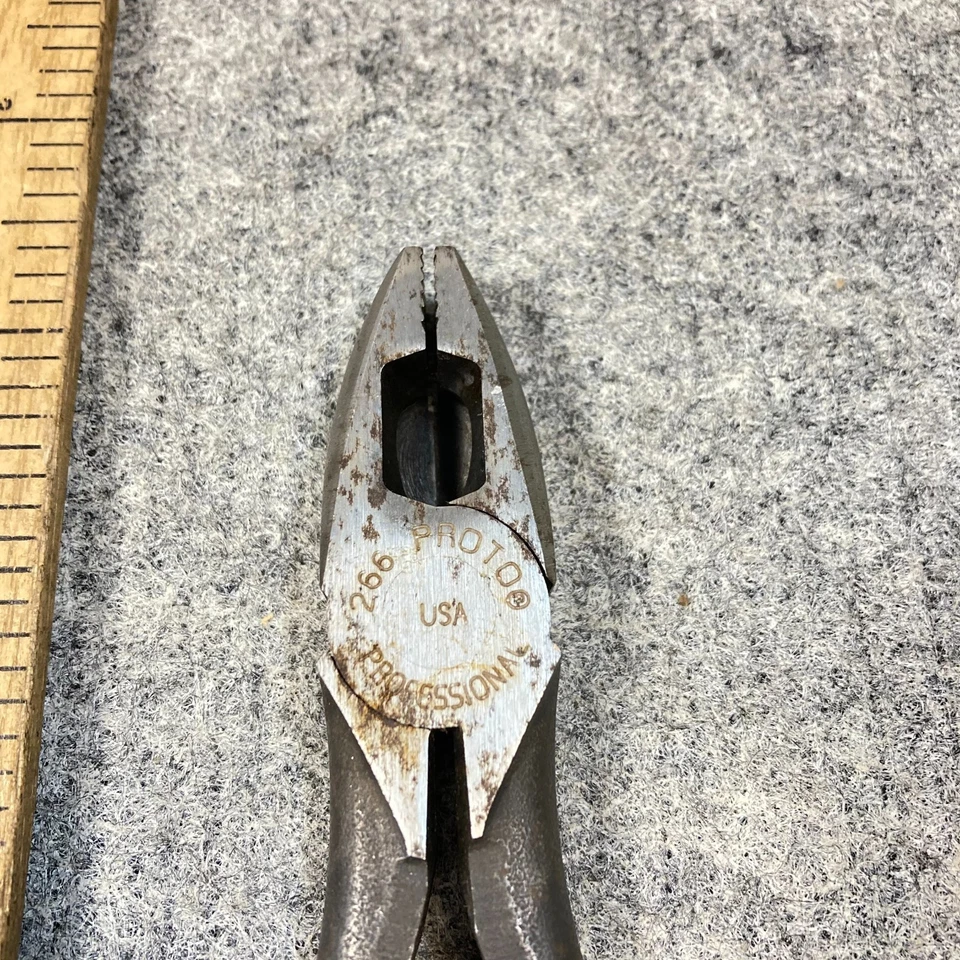 Alicate Proto Professional Lineman corte lateral 6 1/2" #266 EUA - Imagem 2 de 4