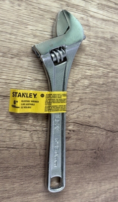 #ad Stanley 150mm 6quot; Adjustable Wrench Steel Hand Tool Mechanics Plumbing $9.87