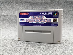 TECMO BOWL III FINAL EDI Famicom software Japan 2m
