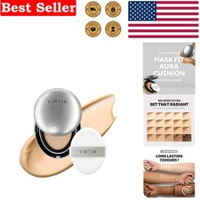 Hydrating Aura Glow Cushion Foundation - 0.15 Fl Oz, Perfect for All Skin Types