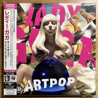 Lady Gaga Art Pop The Tenth Anniversary CD+DVD+Poster+Photo Japan Limited OBI