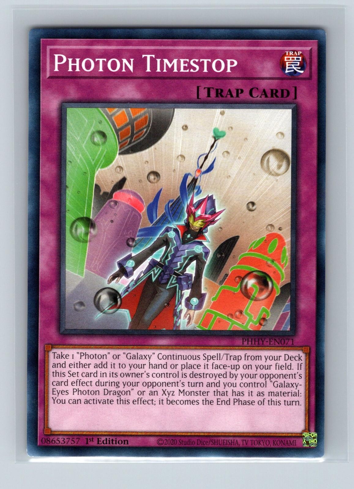 Photon Timestop PHHY-EN071 Common Photon Hypernova Yu-Gi-Oh 1st Edition NM