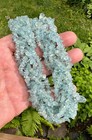 Aquamarine Torsade Necklace Silver 17.5 Inches Long Six Strands Aquamarines — photo 2