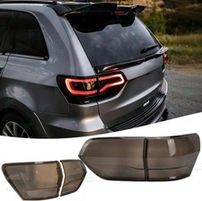 For Jeep Grand Cherokee Rear Tail Light Guard Decor Cover Trim Smoked Blk 14-21