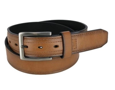 Dickies Men s Reinforced Leather 1½-Inch Work Belt   Brown 11GD7111