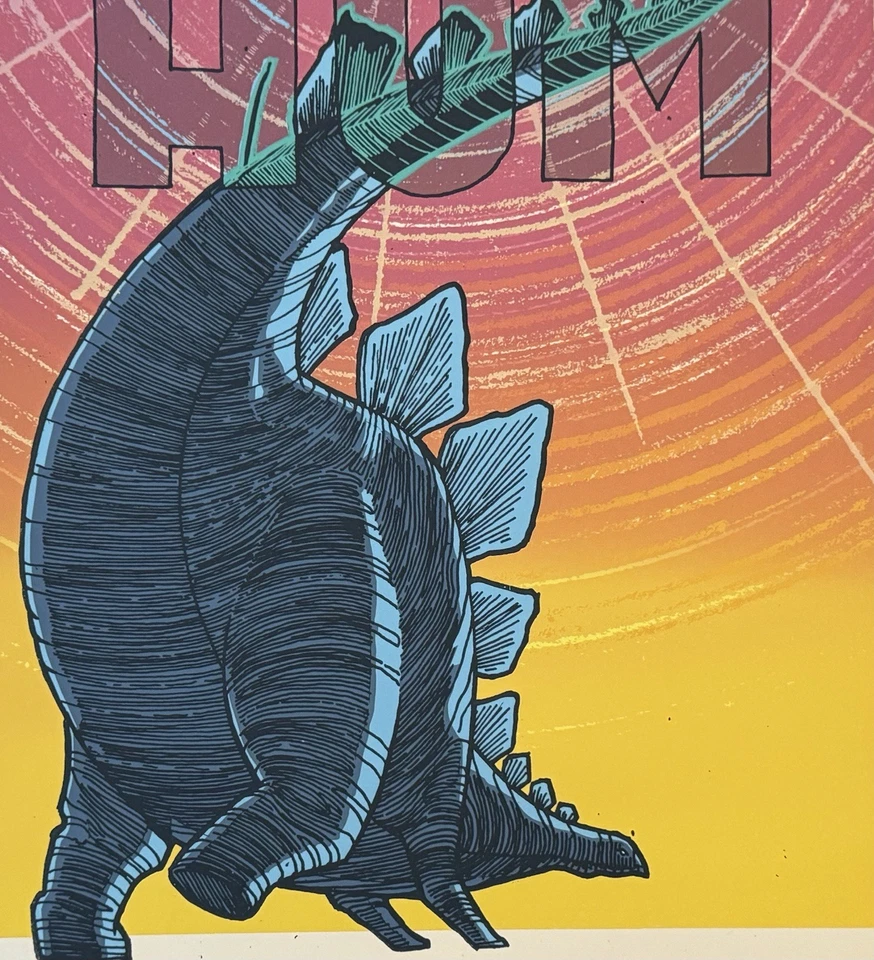 Póster de dinosaurio HUM 2011 Champaign IL S/# 400 Stegosaurus con impresión artística de Jay Ryan Foto 4 de 4