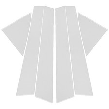 6pcs Silvery Polycarbonate Window Pillar Posts For Kia Fortek3cerato 2009-2012