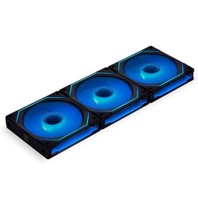 Lian Li UNI FAN SL-INF 120 ARGB PWM, 3er Pack inkl. Controller - 120mm, schwarz
