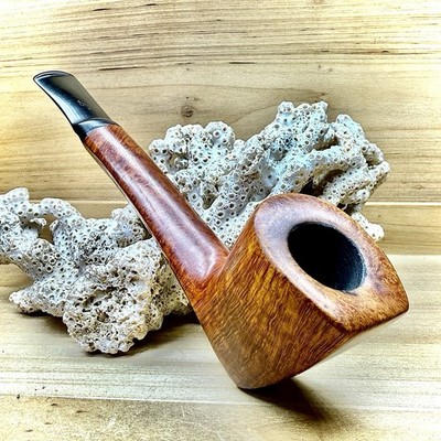 54g SAVINELLI AUTOGRAPH GRADE (8) PANEL HAWKBILL STRAIGHT GRAIN ESTATE PIPE