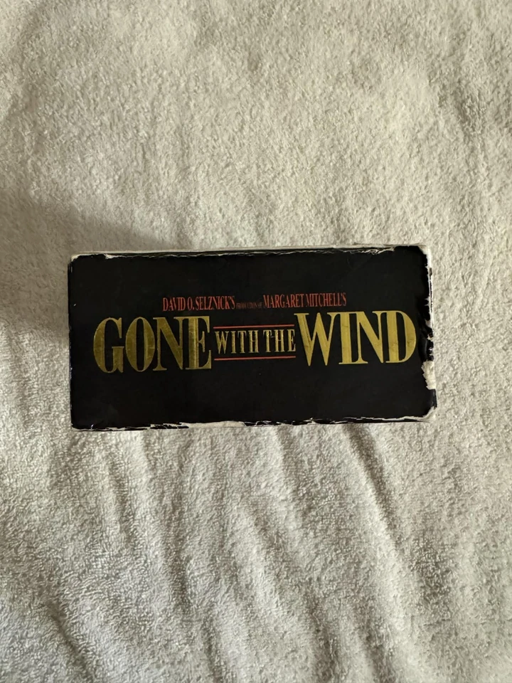 VHS tape case for the classic 1939 film Gone with the Wind. - Image 4 of 4