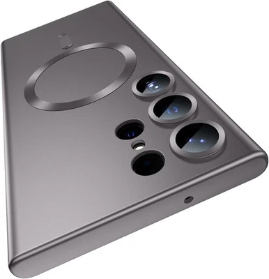 NK Magsafe With Lens Glass Case For Samsung S25 Ultra S25FE S24Ultra S23FE S23 S24