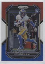 2022 Panini Prizm Rookies Red White & Blue Prizm Decobie Durant #347 fm0