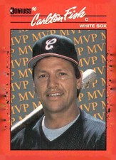 1990 Donruss #BC-19a Carlton Fisk Bonus MVP's