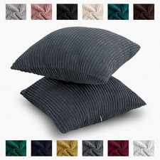 Velvet Cushion Covers Corduroy Style Pillow Cases for Sofa Couch Bed Decoration