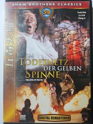 DVD Film Eastern. Im Todesnetz Der Gelben Spinne. Shaw Brothers Classics. FSK 16