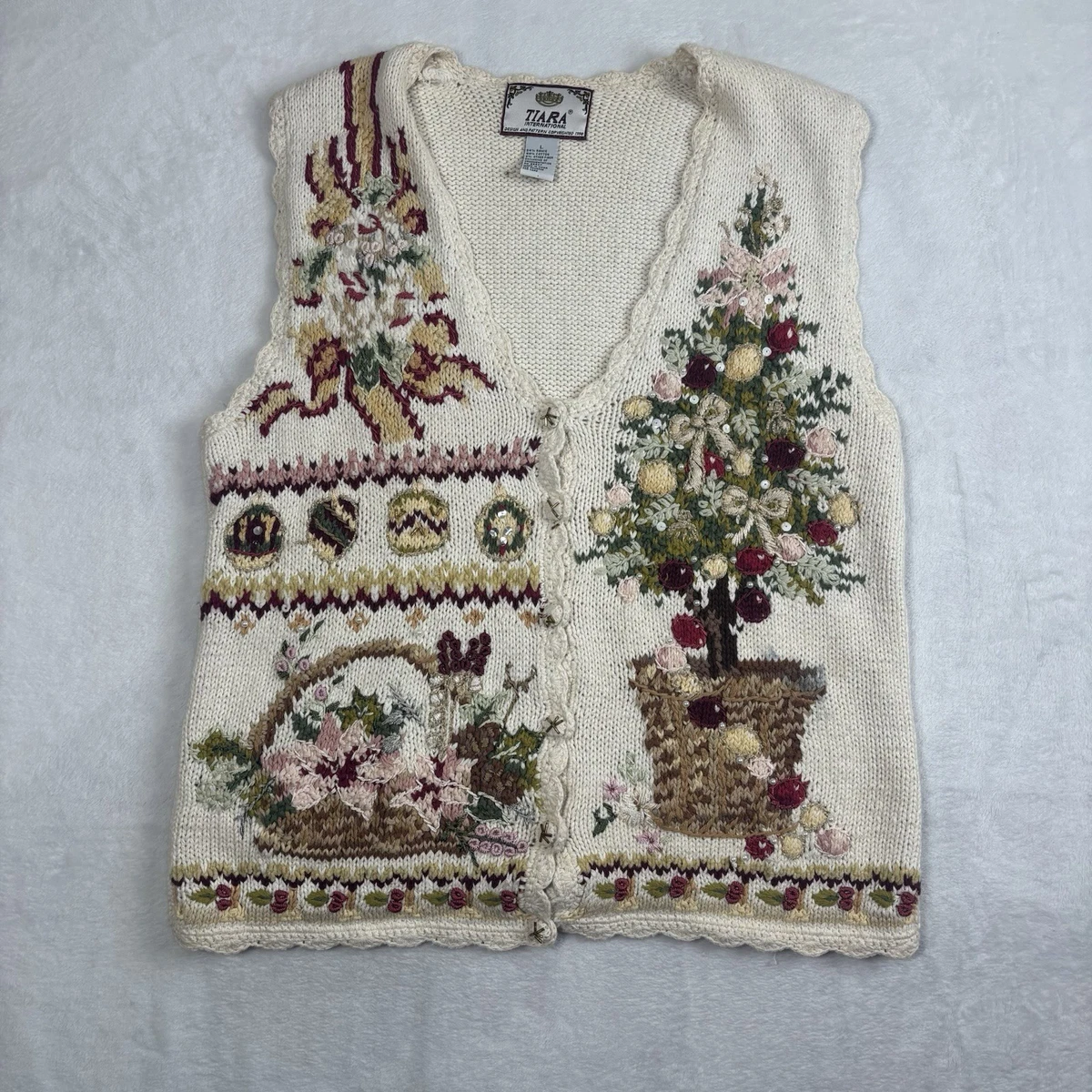 Vest Floral Sleeveless Sweaters for Women for sale | eBay