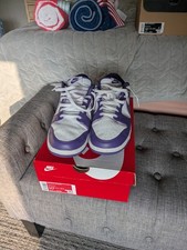 Nike Dunk Low Retro White/Court Purple Champi...