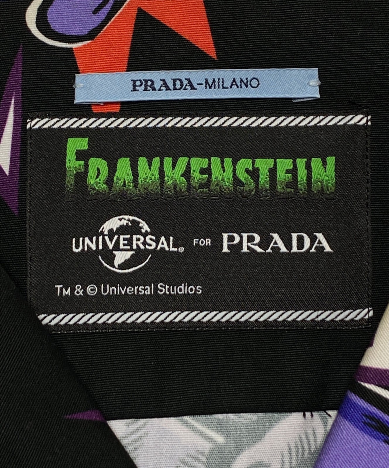 PRADA/ FRANKENSTEIN UNIVERSAL STUDIOS Open Collar… - image 3