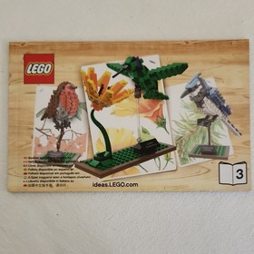 *Booklets Only* LEGO Ideas 21301 Birds Illustrated Multi-Language 2015 MPNs