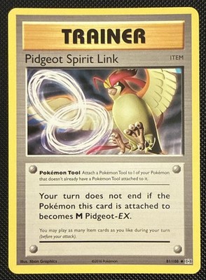 Pokémon TCG Pidgeot Spirit Link Evolutions 81/108 Regular Uncommon NM