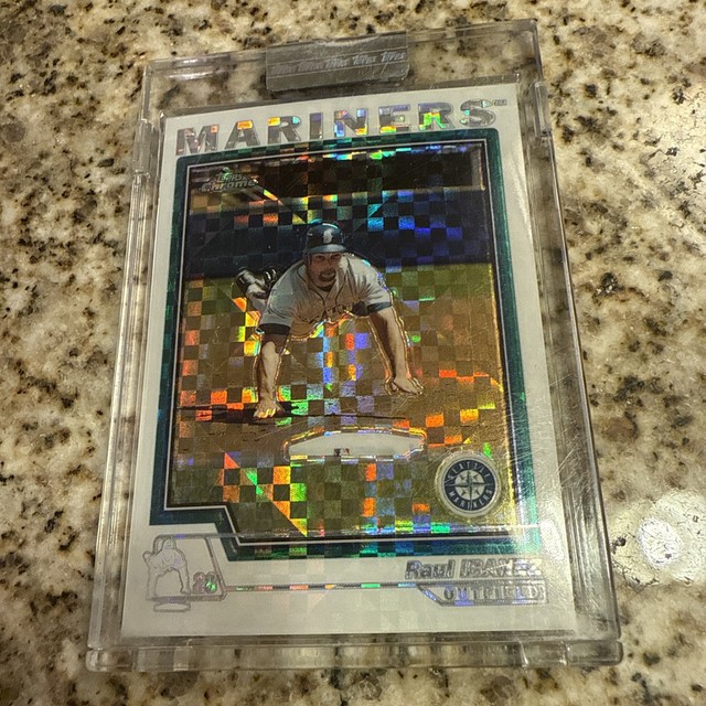 2004 Topps Chrome T42 Raul Ibanez Uncirculated White X-Fractor /20 Mariners