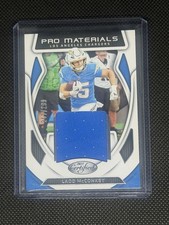 2025 Panini Certified - Pro Materials Ladd McConkey #PM-LMY /299 (MEM)