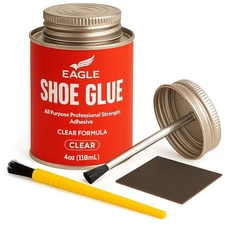 Eagle Shoe Cement – Heavy Duty Sole Glue for Repair – Strong Clear 