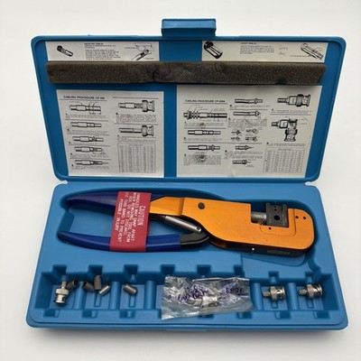 Kings KTH-1000 Ratcheting Crimp Tool With & Case! - Excellent