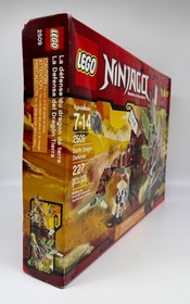 LEGO NINJAGO 2509 - Earth Dragon Defense - NIB Seals Intact - Rare - Box Wear