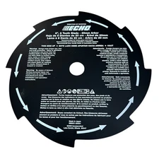 ECHO 8" 8 Tooth Blade 20mm Arbor Lawn Mower Trimmer Blade 69600120331 **NO BOX**